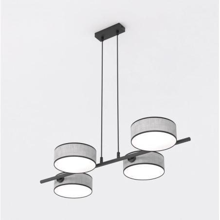 Lampa Drumz szara Emibig | Wisząca 4 punktowa | Sklep mebli