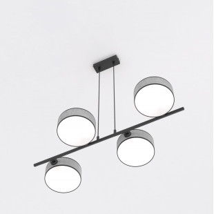 Lampa Drumz szara Emibig | Wisząca 4 punktowa | Sklep mebli