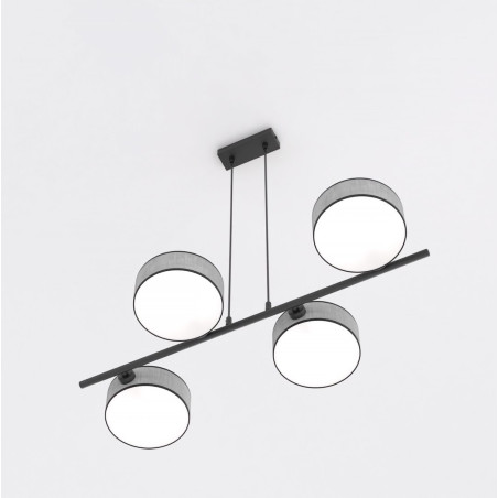 Lampa Drumz szara Emibig | Wisząca 4 punktowa | Sklep mebli