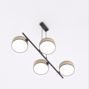 Lampa wisząca Drumz rattanowa Emibig | 80cm | Sklep z lampami