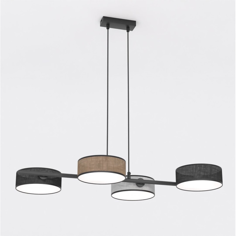 Lampa wisząca Drumz 80cm | Multikolor | Emibig