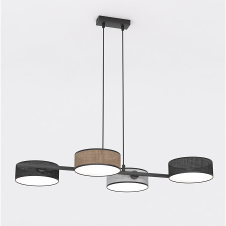 Lampa wisząca Drumz 80cm | Multikolor | Emibig