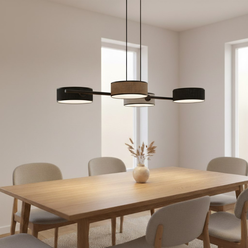 Lampa wisząca Drumz 80cm | Multikolor | Emibig