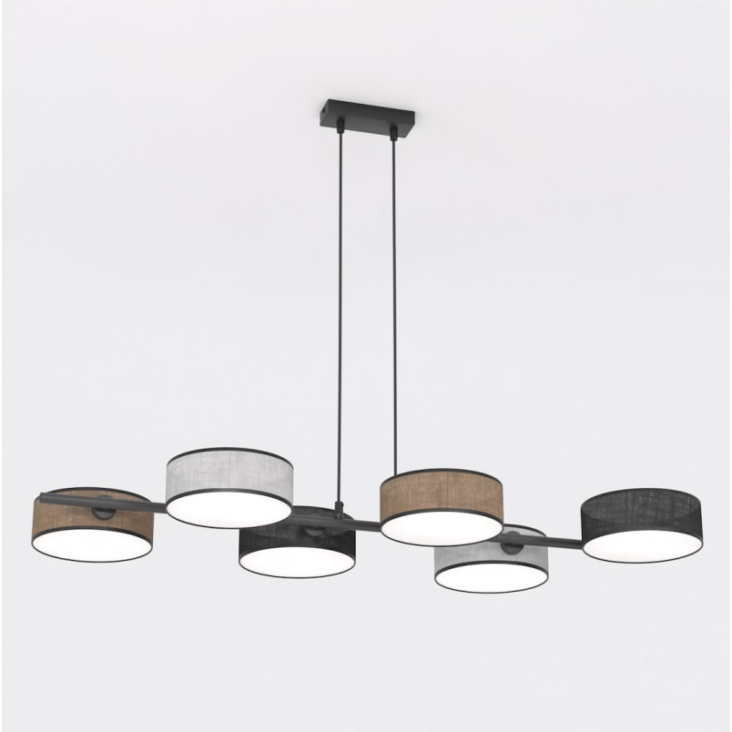 Lampa Drumz - 6 punktów, 100cm - Emibig | Multikolor