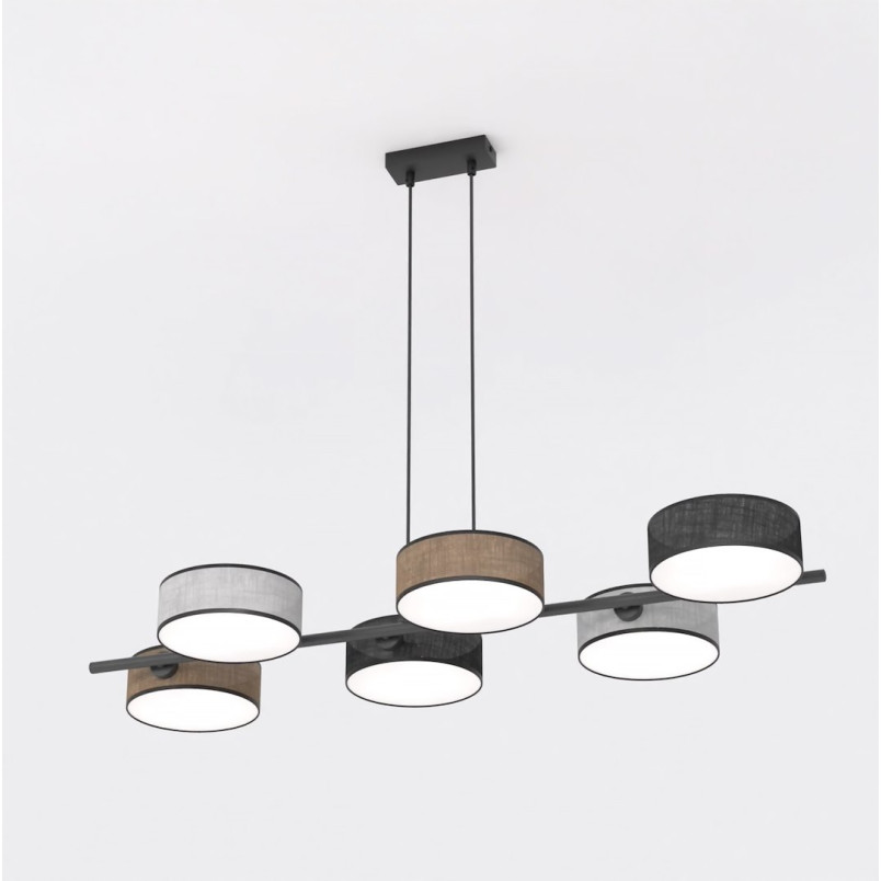 Lampa Drumz - 6 punktów, 100cm - Emibig | Multikolor