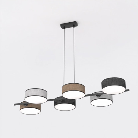 Lampa Drumz - 6 punktów, 100cm - Emibig | Multikolor