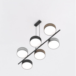 Lampa Drumz - 6 punktów, 100cm - Emibig | Multikolor