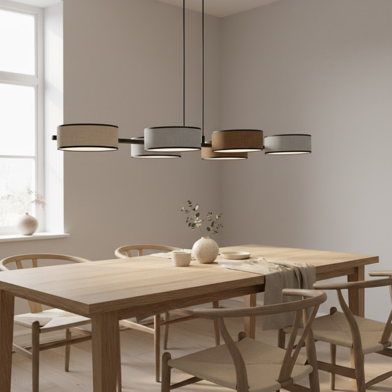 Lampa Drumz - 6 punktów, 100cm - Emibig | Multikolor