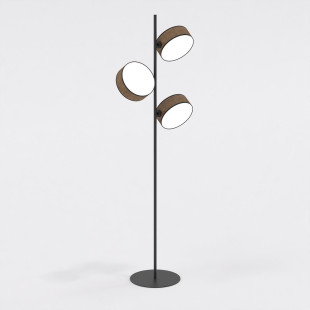 Lampa podłogowa Drumz | 3 punkty, 160cm, brąz | Emibig