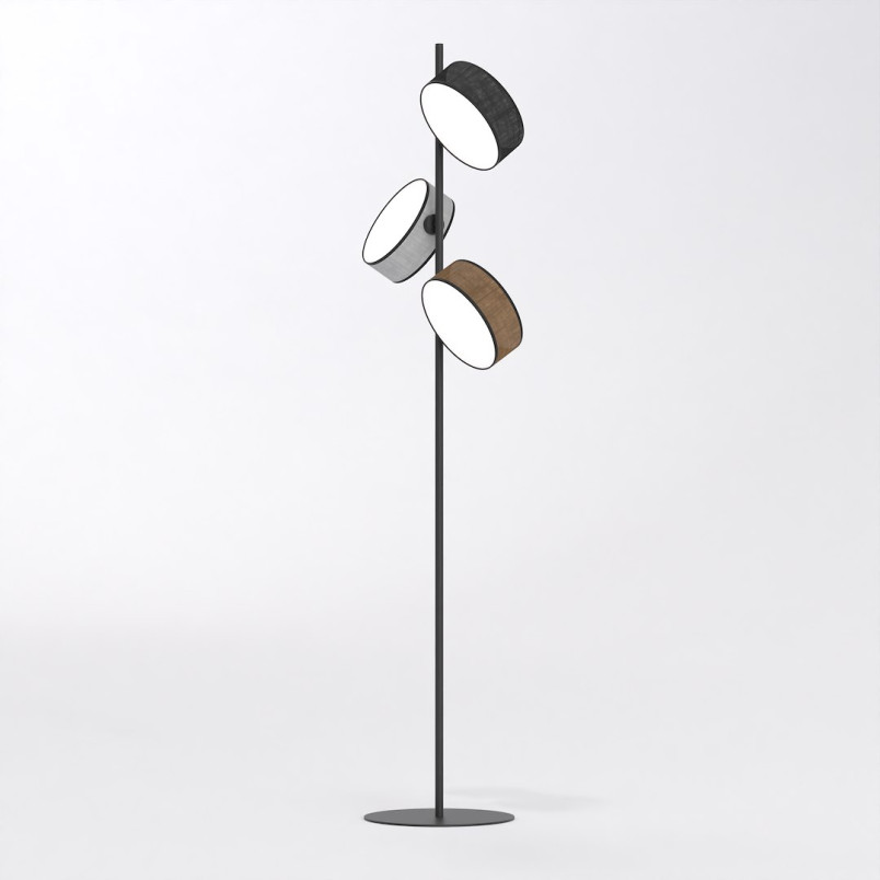 Lampa podłogowa Drumz | 3 punkty, 160cm | Emibig