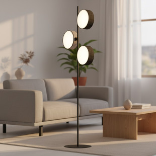 Lampa podłogowa Drumz | 3 punkty, 160cm | Emibig