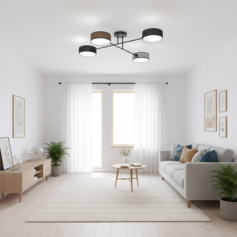 Lampa sufitowa Maga Emibig | 4 punkty, multikolor
