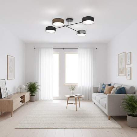Lampa sufitowa Maga Emibig | 4 punkty, multikolor
