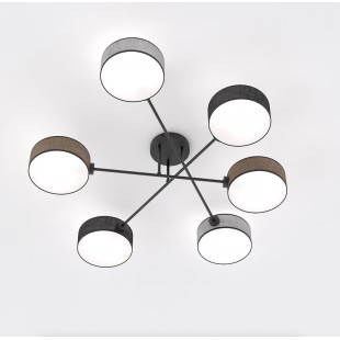 Lampa sufitowa Maga - 6 punktów, multikolor | Emibig