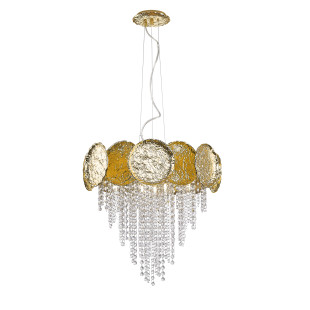 Lampa wisząca kryształowa Astra ZumaLine | 52cm | Styl glamour