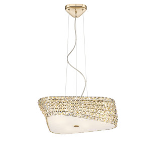 Lampa wisząca Babylon ZumaLine | Kryształowa, Glamour, 55cm