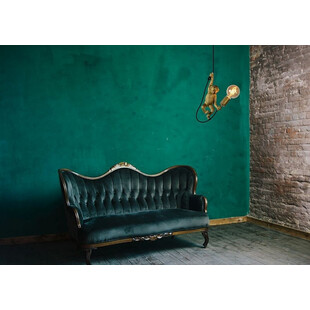 Lampa wisząca Chimp mosiężna Lucide | Art Deco, E27