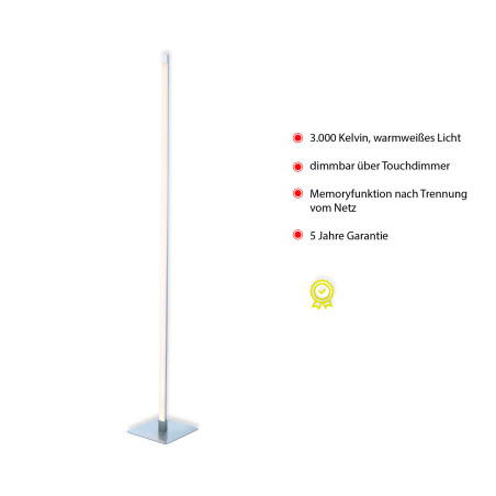 Lampa podłogowa LED Bella ZumaLine | Minimalistyczny design