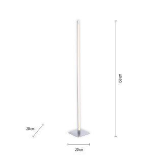 Lampa podłogowa LED Bella ZumaLine | Minimalistyczny design