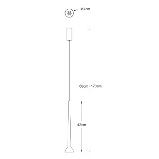 Lampa wisząca Boston ZumaLine | Minimalistyczny design