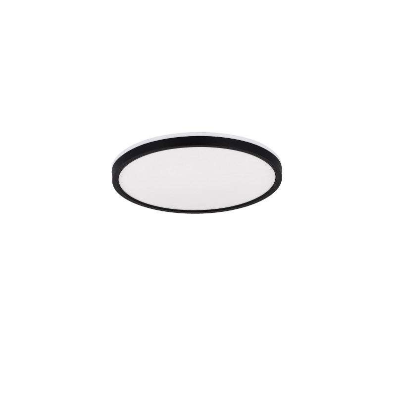 Plafon LED ZumaLine Bove: Regulacja barwy, 32cm, Czarny