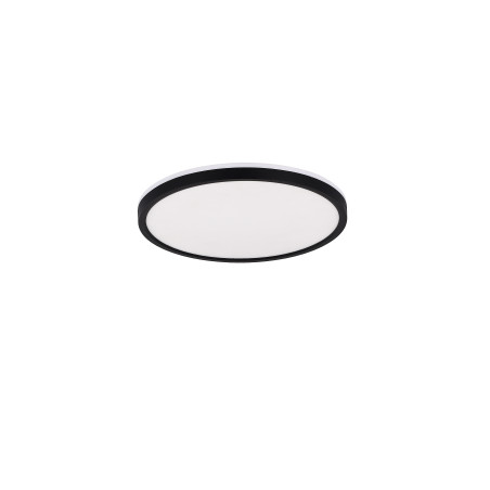 Plafon LED ZumaLine Bove: Regulacja barwy, 50cm, Czarny