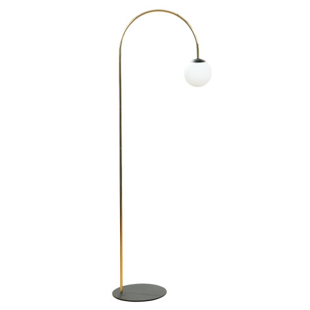 Lampa podłogowa Bow ZumaLine | Elegancki design, złoto i szkło