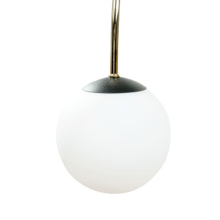 Lampa podłogowa łukowa Bow - ZumaLine | Czarna, szklana