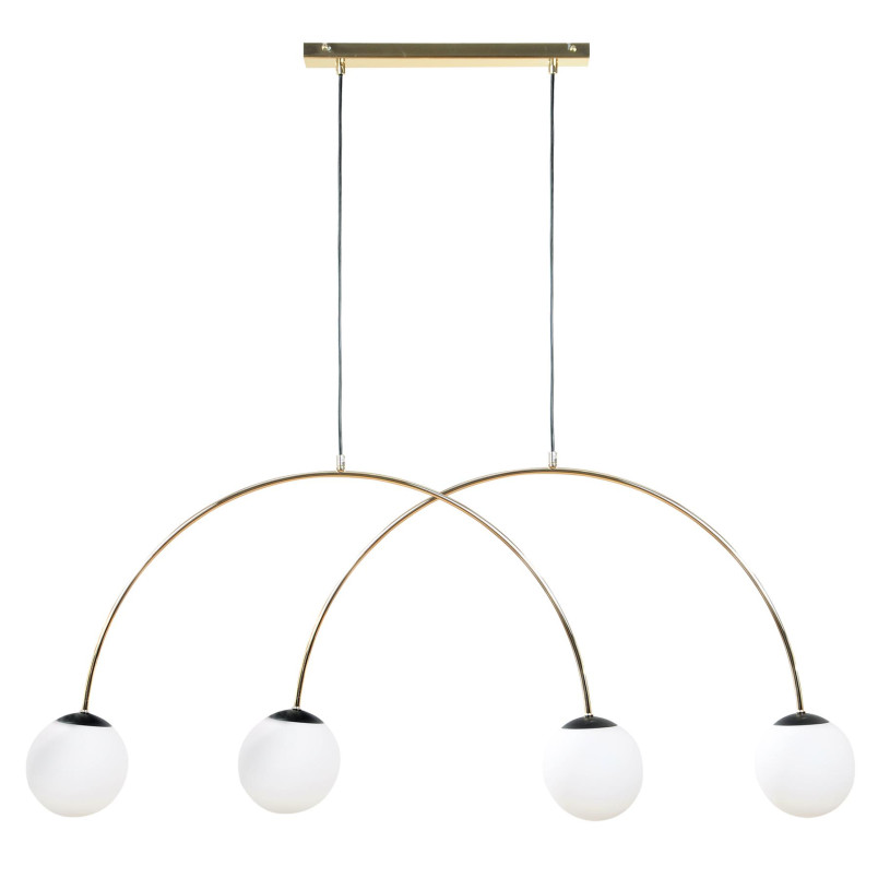 Lampa wisząca Bow ZumaLine | 4 kule, złota