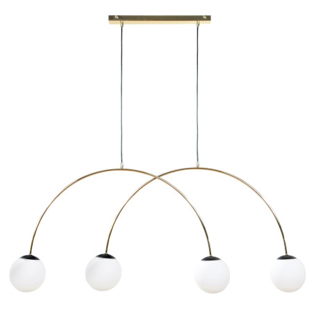 Lampa wisząca Bow ZumaLine | 4 kule, złota