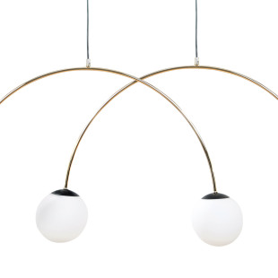 Lampa wisząca Bow ZumaLine | 4 kule, złota