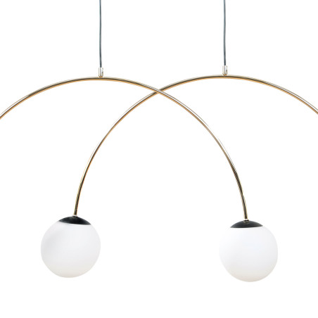 Lampa wisząca Bow ZumaLine | 4 kule, złota