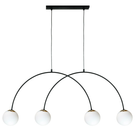 Lampa wisząca Bow ZumaLine: nowoczesny design, 4 kule