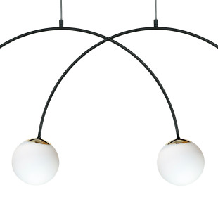 Lampa wisząca Bow ZumaLine: nowoczesny design, 4 kule