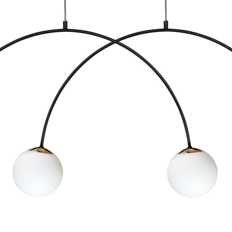 Lampa wisząca Bow ZumaLine: nowoczesny design, 4 kule