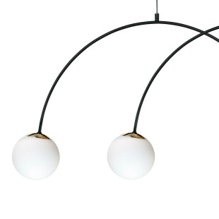 Lampa wisząca Bow ZumaLine: nowoczesny design, 4 kule