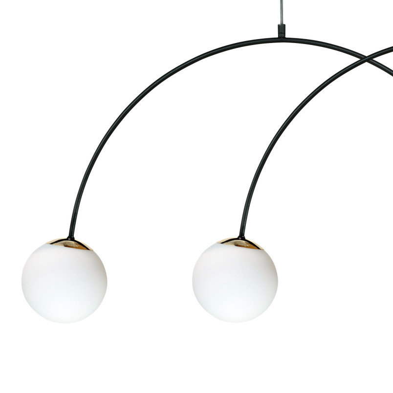 Lampa wisząca Bow ZumaLine: nowoczesny design, 4 kule