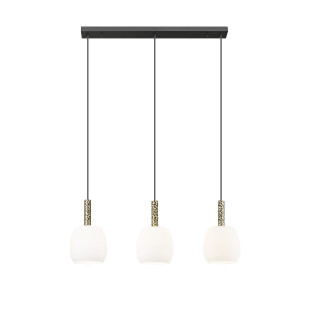 Lampa wisząca ZumaLine Calvo | Szkło, Glamour, 76cm