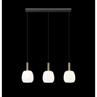 Lampa wisząca ZumaLine Calvo | Szkło, Glamour, 76cm