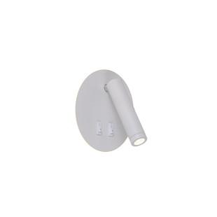 Kinkiet Circa LED biały ZumaLine - Minimalistyczny design