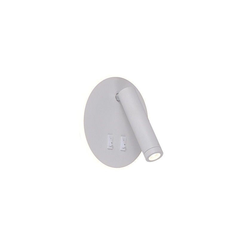 Kinkiet Circa LED biały ZumaLine - Minimalistyczny design