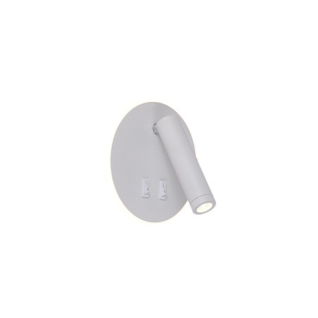 Kinkiet Circa LED biały ZumaLine - Minimalistyczny design