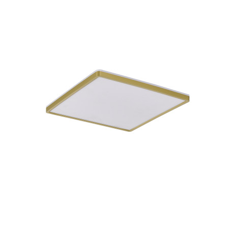 Plafon LED Colis ZumaLine: Złoty, 40x40cm, Regulacja Barwy