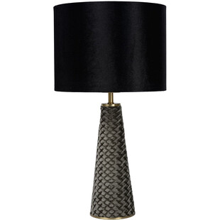 Lampa stołowa czarna Velvet | Lucide - Glamour i elegancja