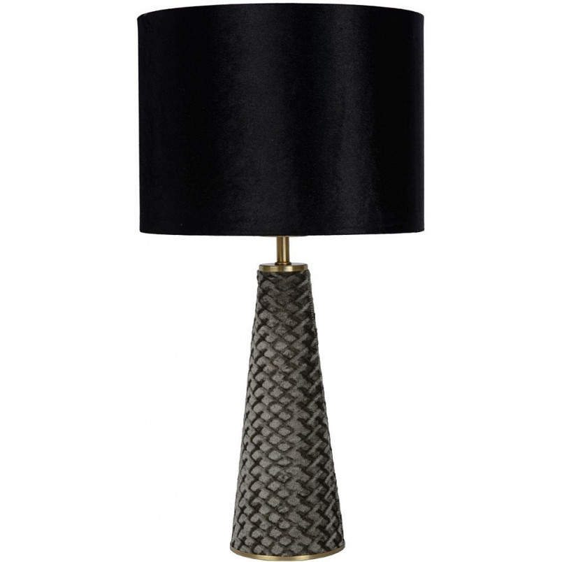 Lampa stołowa czarna Velvet | Lucide - Glamour i elegancja