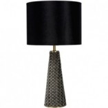 Lampa stołowa czarna Velvet | Lucide - Glamour i elegancja