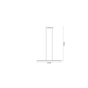 Lampa wisząca Esero LED 120cm ZumaLine - Minimalistyczny Design