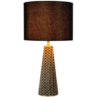 Lampa stołowa czarna Velvet | Lucide - Glamour i elegancja