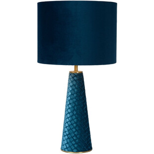 Lampa stołowa niebieska Lucide | Glamour i elegancja