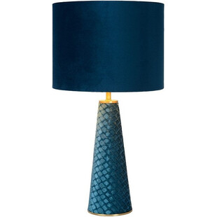 Lampa stołowa niebieska Lucide | Glamour i elegancja
